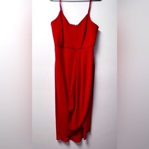 Lulus red maxi dress